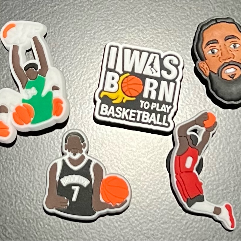 Basketball Themed Croc Charms